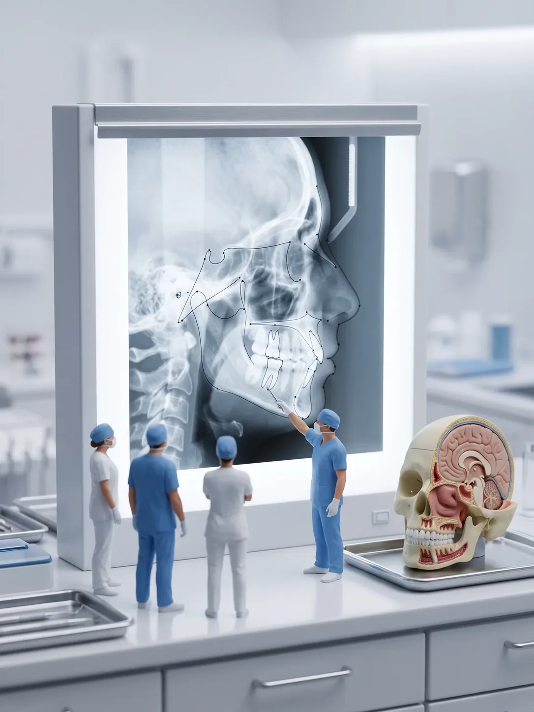 Qué mide la radiografía lateral de cráneo en un estudio ortodóntico