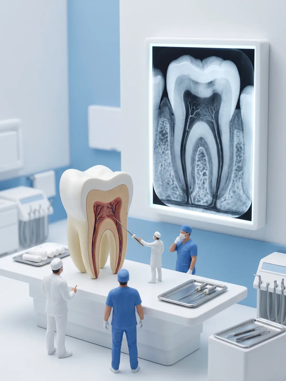 Radiografía previa a la endodoncia
