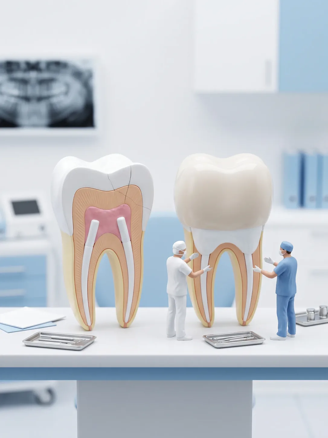 Por qué hay que cubrir el diente después de la endodoncia