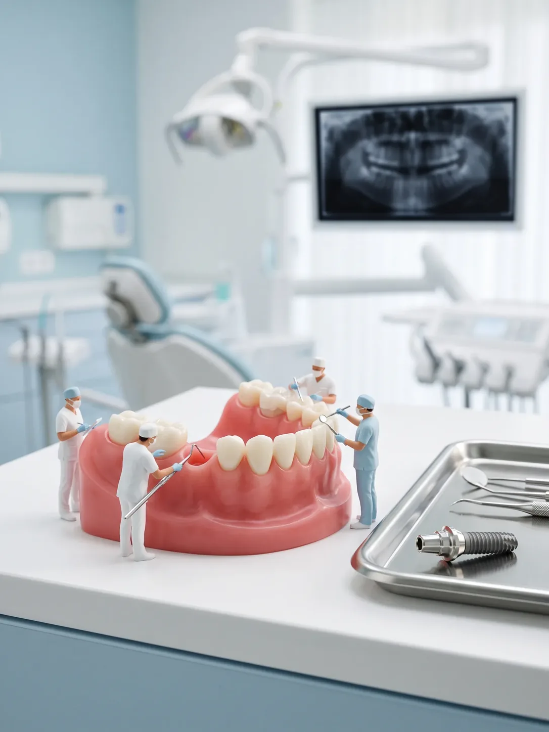 Valoración previa al implante dental, pacientes de Toluca