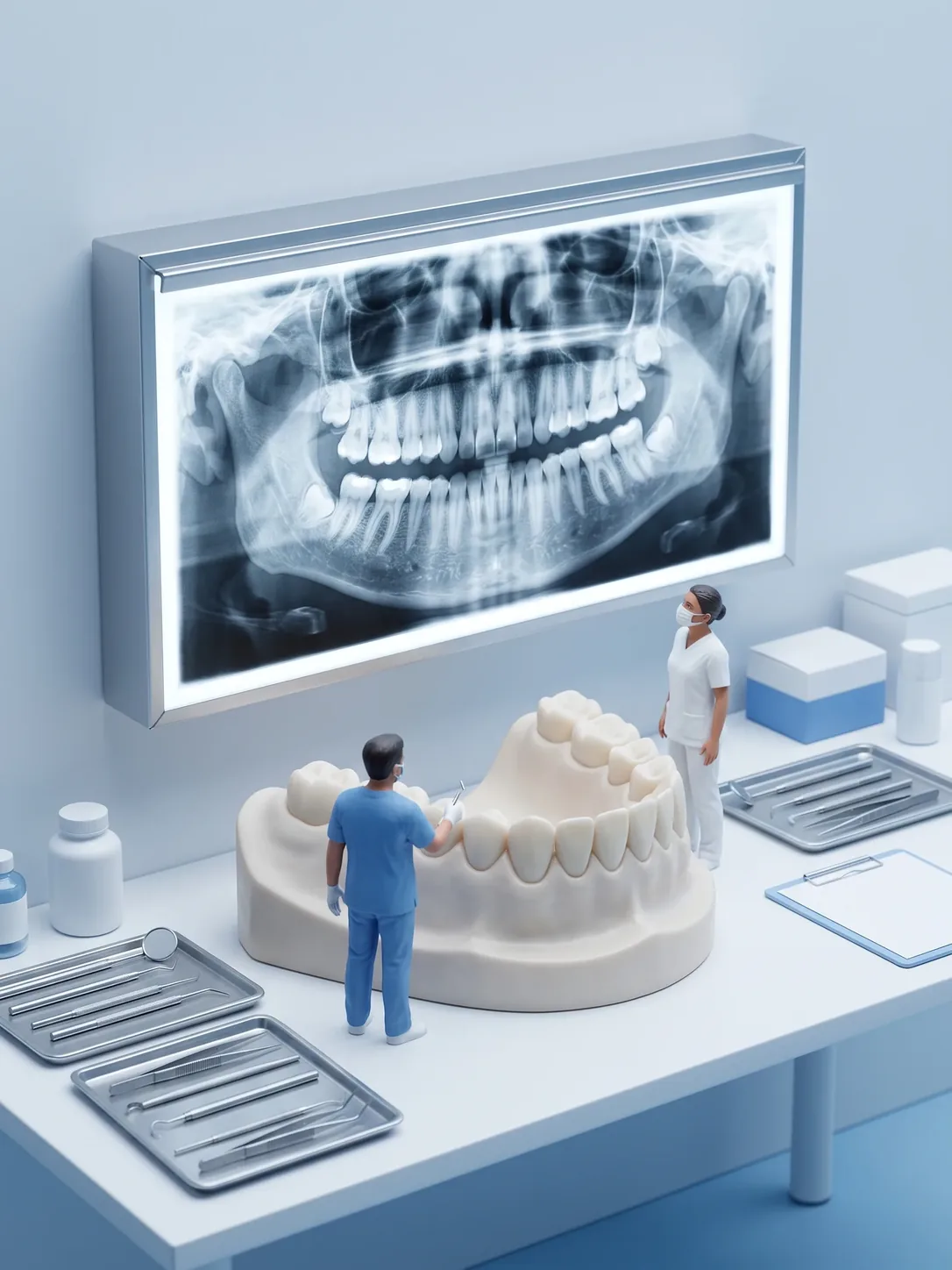 Placa panorámica dental en Metepec