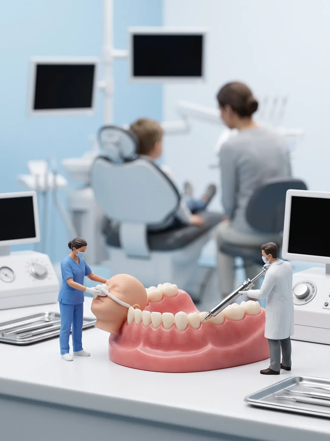 La sedación no sustituye la anestesia local en el tratamiento dental infantil